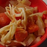 トマト味噌汁パスタ